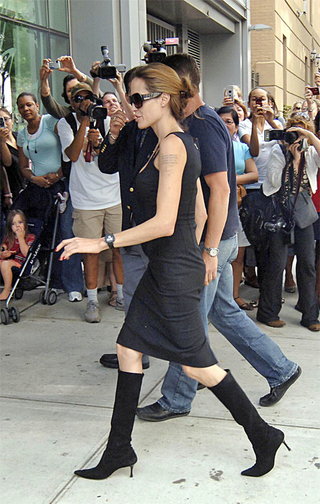 Illustration for article titled Angelina Jolie's "Peanuts" Gallery Of Back-To-School Outfits